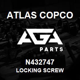 N432747 Atlas Copco LOCKING SCREW | AGA Parts