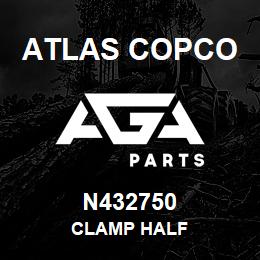 N432750 Atlas Copco CLAMP HALF | AGA Parts