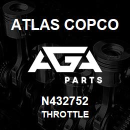 N432752 Atlas Copco THROTTLE | AGA Parts