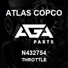 N432754 Atlas Copco THROTTLE | AGA Parts