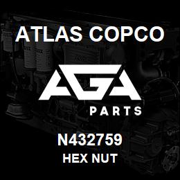 N432759 Atlas Copco HEX NUT | AGA Parts