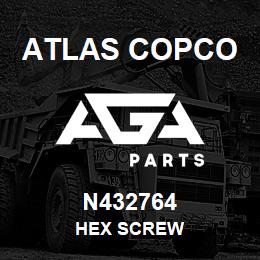 N432764 Atlas Copco HEX SCREW | AGA Parts