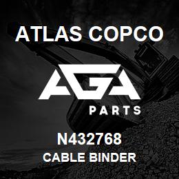 N432768 Atlas Copco CABLE BINDER | AGA Parts