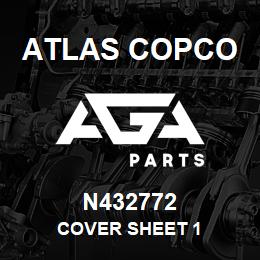 N432772 Atlas Copco COVER SHEET 1 | AGA Parts