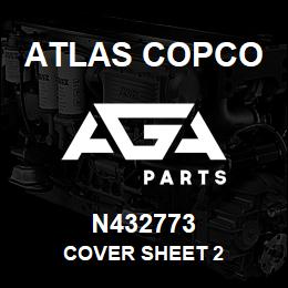 N432773 Atlas Copco COVER SHEET 2 | AGA Parts