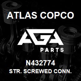 N432774 Atlas Copco STR. SCREWED CONN. | AGA Parts