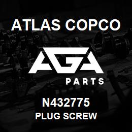 N432775 Atlas Copco PLUG SCREW | AGA Parts