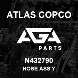 N432790 Atlas Copco HOSE ASS'Y | AGA Parts