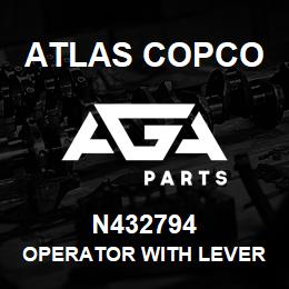 N432794 Atlas Copco OPERATOR WITH LEVER | AGA Parts