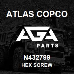 N432799 Atlas Copco HEX SCREW | AGA Parts