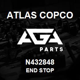 N432848 Atlas Copco END STOP | AGA Parts