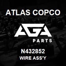 N432852 Atlas Copco WIRE ASS'Y | AGA Parts