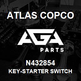 N432854 Atlas Copco KEY-STARTER SWITCH | AGA Parts