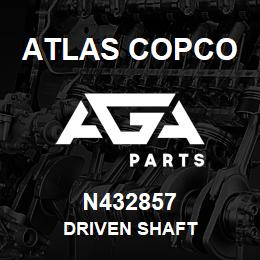 N432857 Atlas Copco DRIVEN SHAFT | AGA Parts