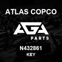 N432861 Atlas Copco KEY | AGA Parts