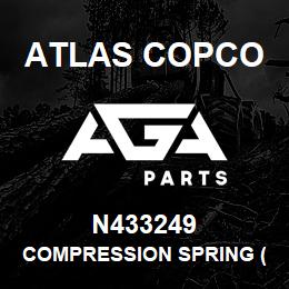 N433249 Atlas Copco COMPRESSION SPRING (RED) , 19170 | AGA Parts