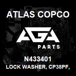 N433401 Atlas Copco LOCK WASHER, CP38PF, CP38PFD | AGA Parts