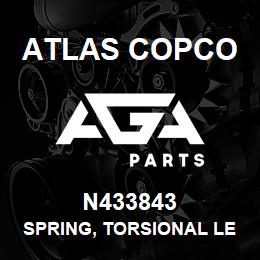 N433843 Atlas Copco SPRING, TORSIONAL LEFT, 143940 | AGA Parts