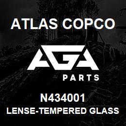 N434001 Atlas Copco LENSE-TEMPERED GLASS, ERD-200S | AGA Parts