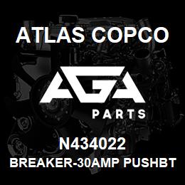 N434022 Atlas Copco BREAKER-30AMP PUSHBT | AGA Parts