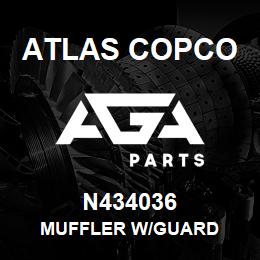 N434036 Atlas Copco MUFFLER W/GUARD | AGA Parts