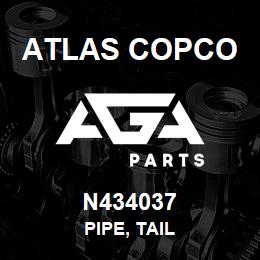 N434037 Atlas Copco PIPE, TAIL | AGA Parts