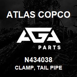 N434038 Atlas Copco CLAMP, TAIL PIPE | AGA Parts