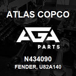 N434090 Atlas Copco FENDER, U82A140 | AGA Parts