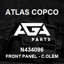 N434096 Atlas Copco FRONT PANEL - C.OLEMAN Y58A010 | AGA Parts