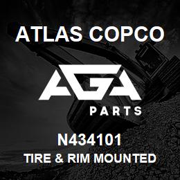 N434101 Atlas Copco TIRE & RIM MOUNTED | AGA Parts