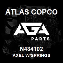 N434102 Atlas Copco AXEL W/SPRINGS | AGA Parts