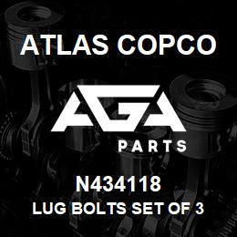 N434118 Atlas Copco LUG BOLTS SET OF 3 | AGA Parts