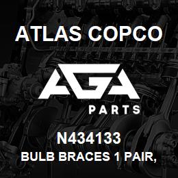 N434133 Atlas Copco BULB BRACES 1 PAIR, ERD-145SP | AGA Parts