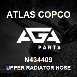 N434409 Atlas Copco UPPER RADIATOR HOSE CP8030GS | AGA Parts