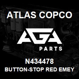 N434478 Atlas Copco BUTTON-STOP RED EMEY | AGA Parts