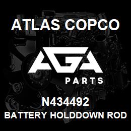 N434492 Atlas Copco BATTERY HOLDDOWN ROD | AGA Parts