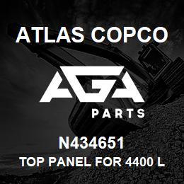 N434651 Atlas Copco TOP PANEL FOR 4400 LIGHT Y59A0 | AGA Parts