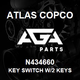 N434660 Atlas Copco KEY SWITCH W/2 KEYS | AGA Parts