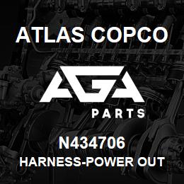 N434706 Atlas Copco HARNESS-POWER OUT | AGA Parts