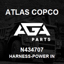 N434707 Atlas Copco HARNESS-POWER IN | AGA Parts