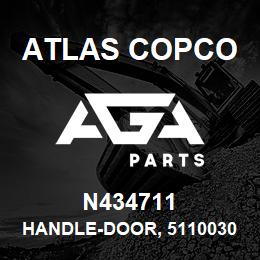 N434711 Atlas Copco HANDLE-DOOR, 51100300 | AGA Parts