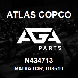 N434713 Atlas Copco RADIATOR, ID8610 | AGA Parts