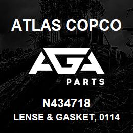 N434718 Atlas Copco LENSE & GASKET, 011455 | AGA Parts