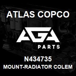 N434735 Atlas Copco MOUNT-RADIATOR COLEMAN R34A080 | AGA Parts