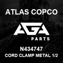 N434747 Atlas Copco CORD CLAMP METAL 1/2" NPT STRA | AGA Parts