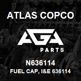 N636114 Atlas Copco FUEL CAP, I&E 636114 | AGA Parts