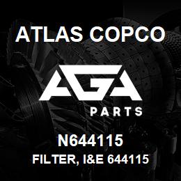 N644115 Atlas Copco FILTER, I&E 644115 | AGA Parts