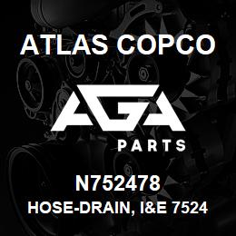 N752478 Atlas Copco HOSE-DRAIN, I&E 752478 | AGA Parts