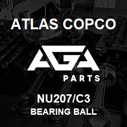 NU207/C3 Atlas Copco BEARING BALL | AGA Parts