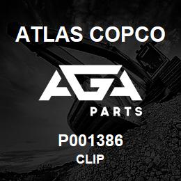 P001386 Atlas Copco CLIP | AGA Parts